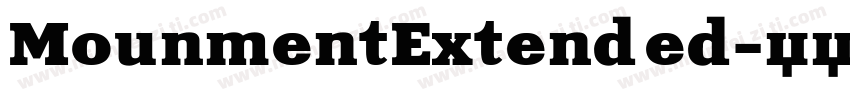 MounmentExtended字体转换