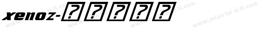 xenoz字体转换