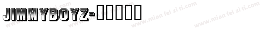 JIMMYBOYZ字体转换