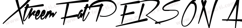 XtreemFatPERSONALUSE字体转换