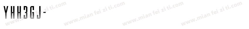 YHh3gj字体转换
