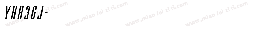 YHh3gj字体转换