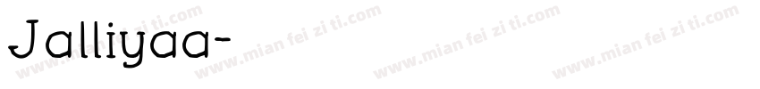 Jalliyaa字体转换