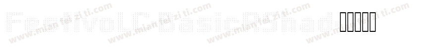 FestivoLC-BasicRShad字体转换