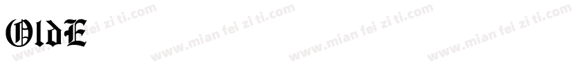 OldEnglishText-PL字体转换