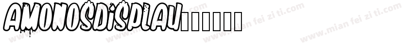 Amonosdisplay字体转换