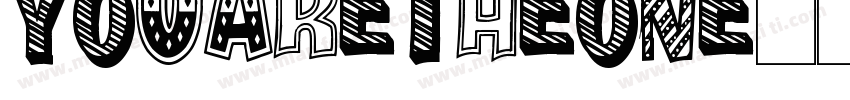 YOUARETHEONE字体转换