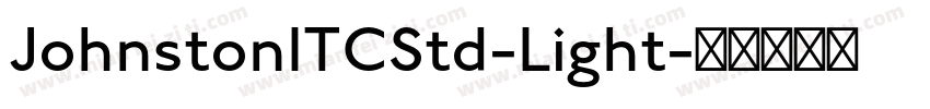 JohnstonITCStd-Light字体转换