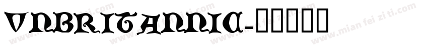 VNbritannic字体转换