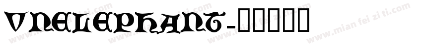 VNelephant字体转换