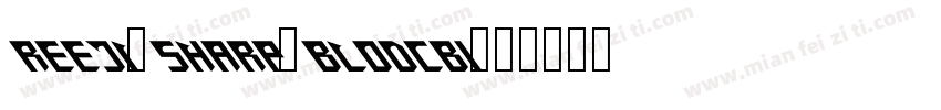 REEJI-Sharp-BlodCB1字体转换
