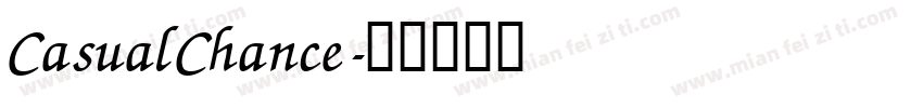 CasualChance字体转换