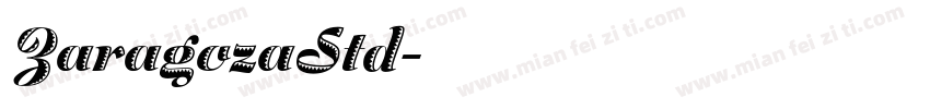 ZaragozaStd字体转换