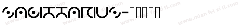 Sagittarius字体转换