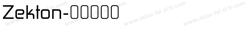 Zekton字体转换