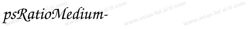psRatioMedium字体转换