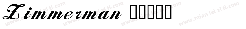 Zimmerman字体转换
