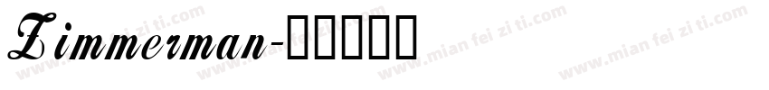 Zimmerman字体转换
