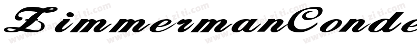 ZimmermanCondensed字体转换