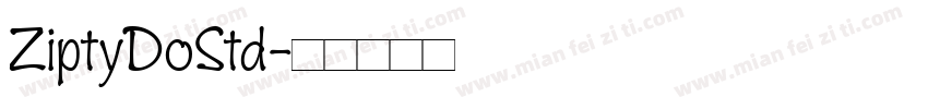 ZiptyDoStd字体转换
