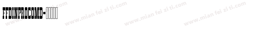 FFDINProComd字体转换
