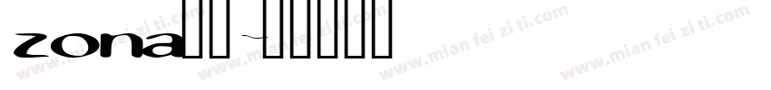 zona字体字体转换