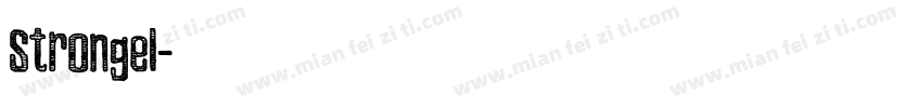 Strongel字体转换