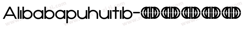 AIibabapuhuitib字体转换