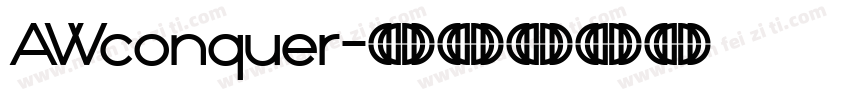 AWconquer字体转换