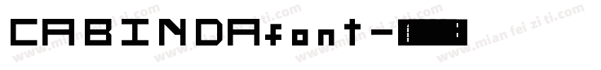 CABINDAfont字体转换
