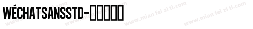 WéChatSansStd字体转换