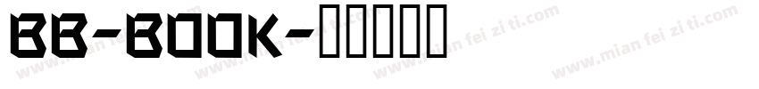 Bb-Book字体转换