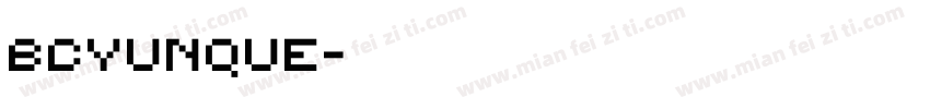 BCyunque字体转换