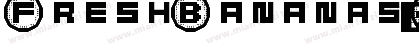 FreshBananas-Regular字体转换
