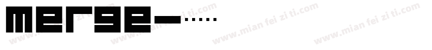merge字体转换