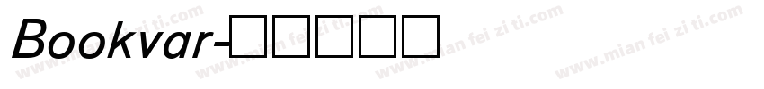 Bookvar字体转换