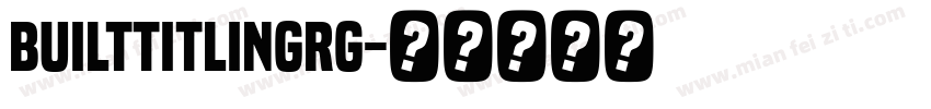 BuiltTitlingRg字体转换