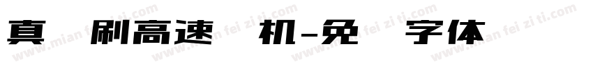 真无刷高速电机字体转换