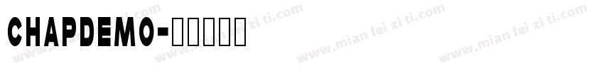 ChapDemo字体转换