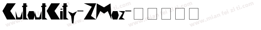 CutoutCity-ZMoz字体转换
