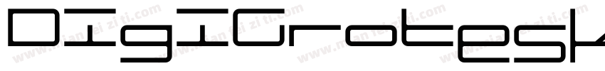 DigiGroteskNEF-Ligh字体转换