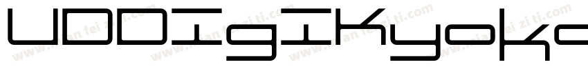 UDDigiKyokashoN-B.ttc字体转换
