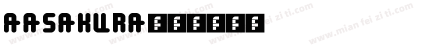 AASAKURA字体转换