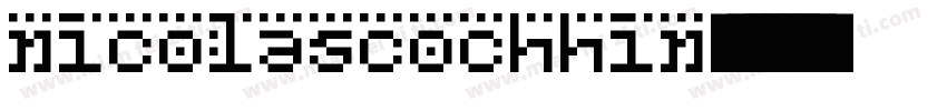 NICOLASCOCHHIN字体转换
