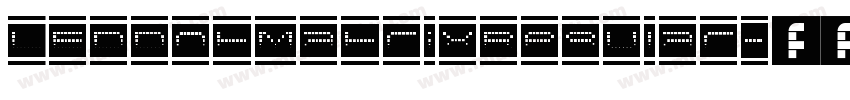 LEDDotMatrixRegular字体转换