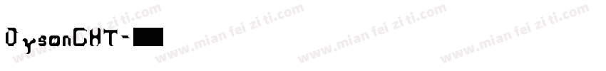 DysonCHT字体转换