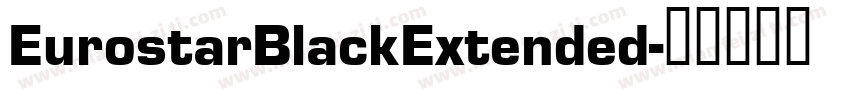 EurostarBlackExtended字体转换