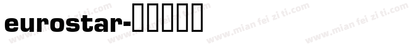 eurostar字体转换