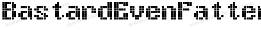 BastardEvenFatter字体转换