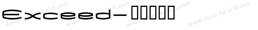 Exceed字体转换